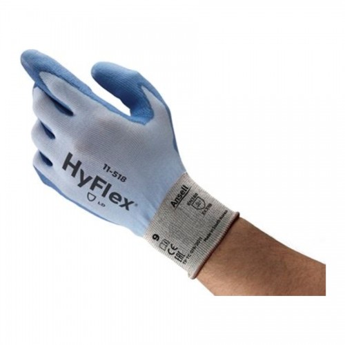 LUVA DYNEEMA AZUL ANTI-CORTE NV3 HYFLEX 11-518 LUVA DYNEEMA AZUL ANTI-CORTE NV3 HYFLEX 11-518